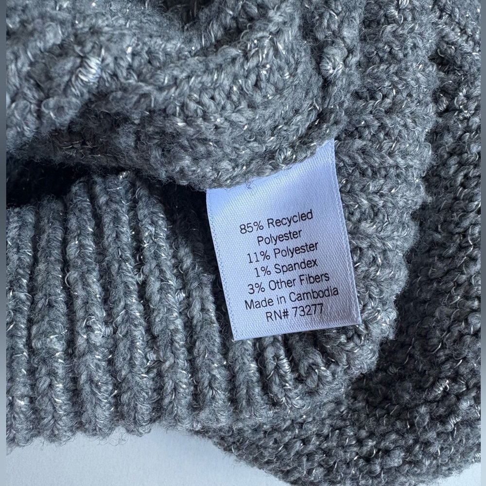 LC Lauren Conrad Heather Gray Women's Sweater - Picture 10 of 14